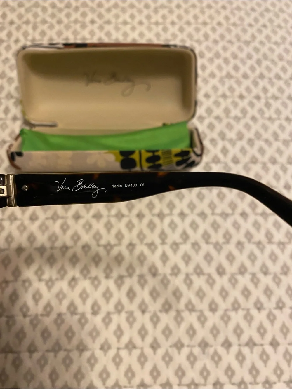 Vera Bradley Tortoiseshell Sunglasses with Brown Gradient Lenses